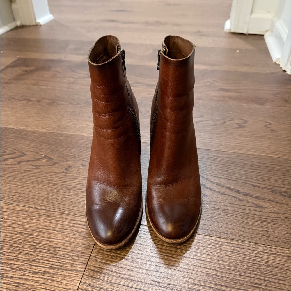 Kork-Ease Rich Brown Ankle Booties